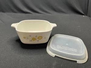 Corning Ware Floral Bouquet - Auflaufform 2,75 Tassen P-43-B & Kunststoffdeckel - Bild 1 von 5