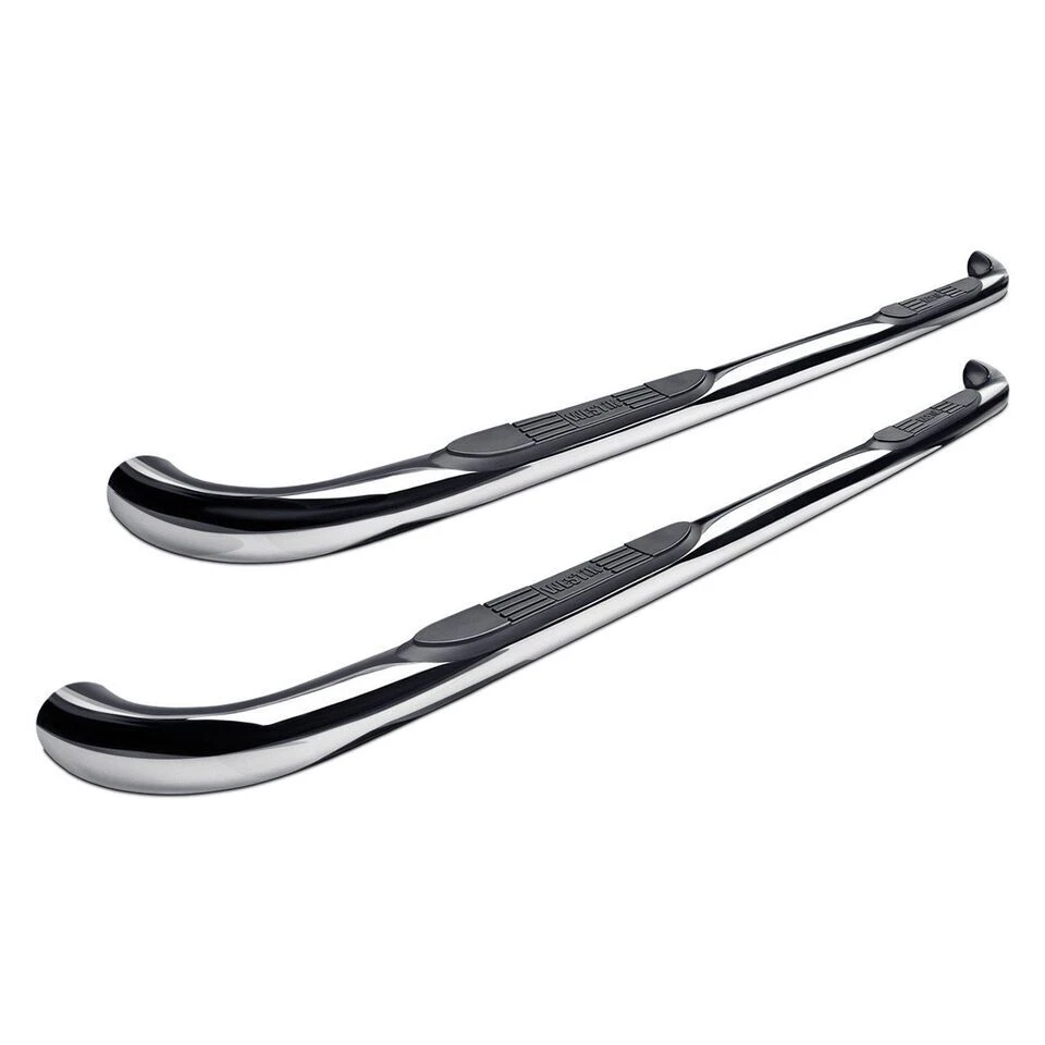 Westin E-Series Round Nerf Bars 3"Polished Stainless For 2000-2006 Toyota Tundra - Image 1 of 1