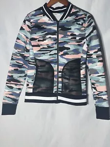 C & C California Camo Scuba Bomber Jacket Women's Size XS - Picture 1 of 6