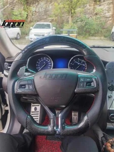 Customized Carbon Steering Wheel For Maserati Ghibli Q4 Quattroporte Levante GTS - Imagen 1 de 9