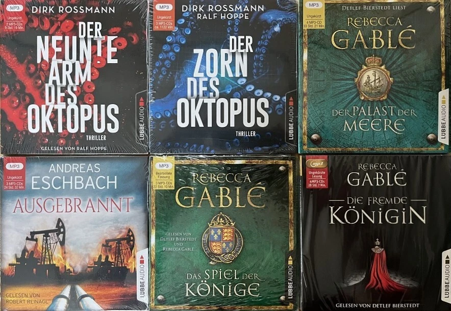 Gable - Follett - Eschbach - Lark - Cross - Hörbücher zum aussuchen auf mp3 CD - Bild 1 von 1