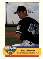 1994 Brevard County Manatees Fleer/ProCards #8 Matt Petersen
