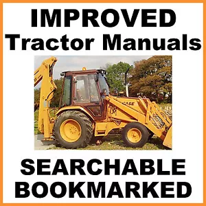 CASE 580K Phase 1 TRACTOR TLB SERVICE MANUAL & PARTS MANUALS = SEARCHABLE CD - Picture 1 of 11