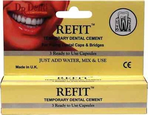 Dr Denti Refit Temporärer Zahnzement (3 Kapseln) - Bild 1 von 4