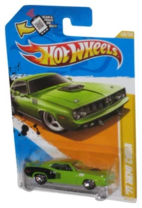 Hot Wheels 2012 New Models 48/50 Green '71 Hemi Cuda Toy Car 48/247 - Picture 1 of 1