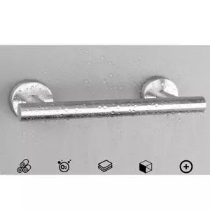 WNP 23 cm 9” towel rail bathroom shelf for towel 304 stainless steel wall mount - Picture 1 of 4