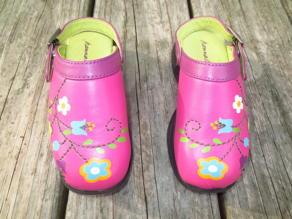 Hanna Andersson ~ Zapatos Florales Rosa Niñas ~ Talla 9 Foto 1 de 4