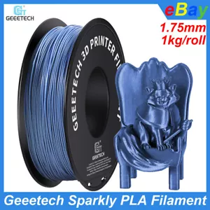 Filamento para impresora 3D Geeetech PLA 1 KG 1,75 mm azul brillante brillo PLA EE. UU. - Imagen 1 de 9