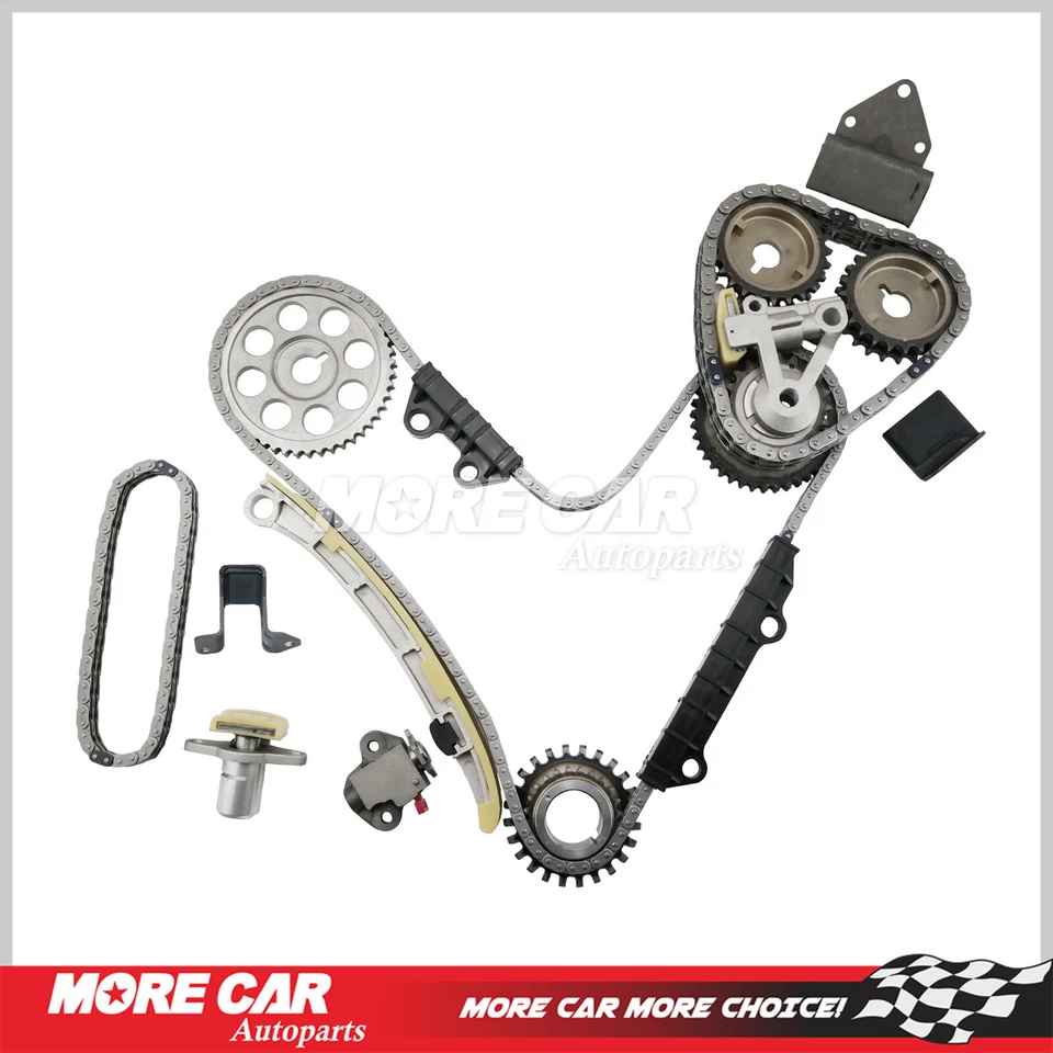 Timing Chain Kit for 99-06 Suzuki XL-7 Grand Vitara Chevrolet Tracker 2.5L 2.7L - Image 1 of 4