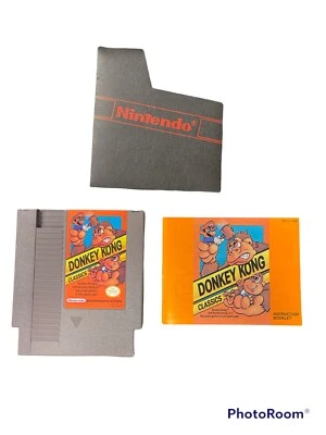 Donkey Kong NES w/ Instruction Manual (1988) - Image 1 of 2