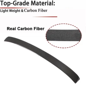 For BMW 6 Series F06 M6 Gran Coupe 12-19 REAL CARBON Rear Roof Spoiler Top Wing - Picture 1 of 11