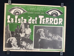 1959-FRANCIS LEDERER-Terror Is A Man-SCI-FI- HORROR- Mexican Lobby Card 16"x12"