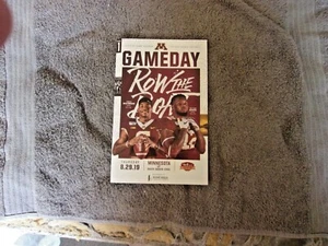 2019 MINNESOTA vs SOUTH DAKOTA STATE PROGRAM Football PJ FLECK RASHOD BATEMAN AD - Picture 1 of 7