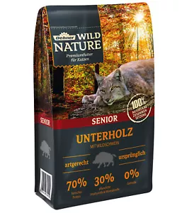 Katzenfutter Trockenfutter Unterholz Senior getreidefrei mit Wild, Dehner - Bild 1 von 3