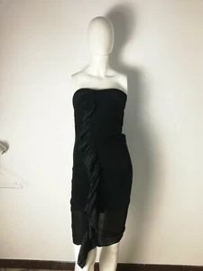 VESTITINO TUBINO PATRIZIA PEPE DONNA TAGLIA 42 COLORE NERO - Foto 1 di 5