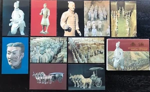 20 POSTCARD Lot New UNUSED GUANGZHOU CANTON, CHINA QIN DYNASTY WARRIORS & HORSES - Picture 1 of 9