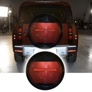 Cubierta de rueda de neumático de repuesto rojo Sedona para LR Defender 90 110 130 2020-2024 2025 - Imagen 1 de 6