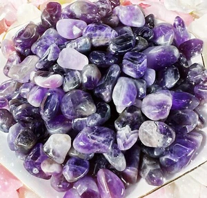 1 kg natürlicher lila Kristall Edelstein Steinsplitter Chakra Heilung Reiki Dekoration - Bild 1 von 2