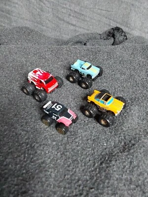 1987 Vintage Micro Machines Monster Trucks Lot Of 4 - Image 1 of 2