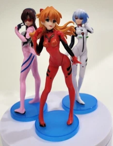 Neon Genesis Evangelion Team Mari Rei Ayanami Asuka Langley Anime Figuren Trio - Bild 1 von 6