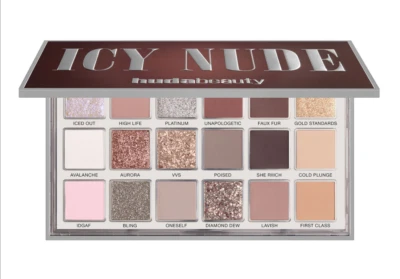 NEW Authentic HUDA BEAUTY Icy Nude Eyeshadow Palette - Image 1 of 4