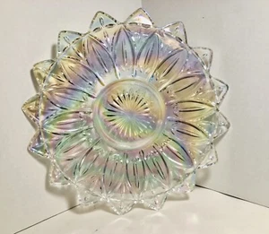 Vintage Pastel Iridescent Serving plate /Cake Beautiful - Picture 1 of 4