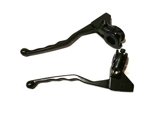 Paar Lenkerhebel Kupplungshebel und Bremshebel MZ ETZ 125 150 250 Schwarz - Bild 1 von 3