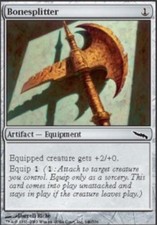Bonesplitter Mirrodin 3x - Near Mint, English MTG Magic