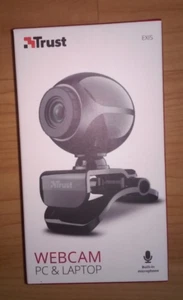 Trust Exis - Webcam Noir, Argent USB 2.0 640 x 480 pixels. Neuf !! - Photo 1/3