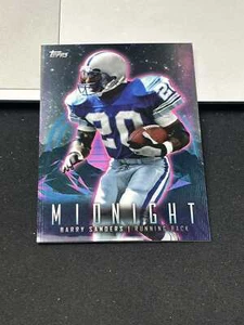 2024 Topps Composite #318 BARRY SANDERS Midnight Refractor - Picture 1 of 1