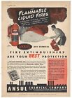1949 Ansul Chemical Ad: Dry Chemical Fire Extinguishers - Model 30. Marinette WI