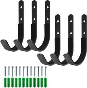 6 Pack Gun Rack Storage Rifles Shotgun Hooks Wall Mount Hangers for Any Rifles S - Picture 1 of 6