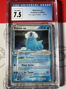 CGC 7.5 2006 Pokemon EX Legend Maker #89 Walrein EX - Holo  MINT - Picture 1 of 3
