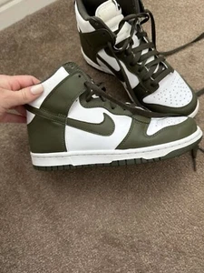 Size 5 - Nike Dunk 2022 High Cargo Khaki - Picture 1 of 8