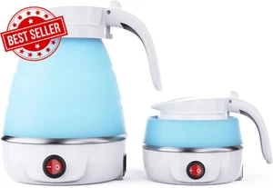 Travel Kettle,Foldable Electric Kettle,Mini Collapsible Kettle,Portable Small Ke - Picture 1 of 12
