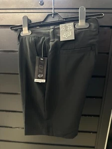 NWT Fox Racing Youth Boys Essex Tech Stretch Shorts black -Size 10/25 - Picture 1 of 3