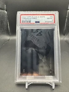 2023 Topps Black & White Silver Foil 3/5 Yordan Alvarez Houston SP PSA 8 🔥🔥🔥 - Bild 1 von 14