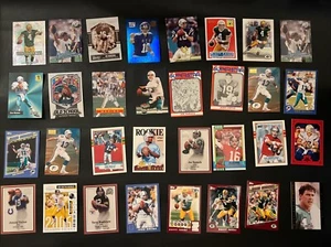 89 Card Football Quarterback Joe Montana Dan Marino Peyton Manning Brett Favre + - Foto 1 di 9