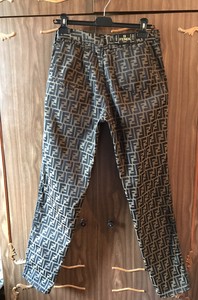 fendi monogram trousers
