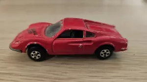 Vintage 1981 Ertl The Cannonball Run Ferrari Dino 246 GT - Red 1:64 Scale Car - Picture 1 of 11