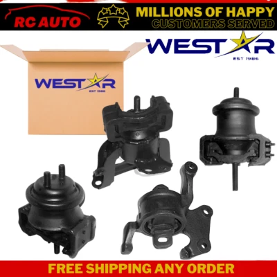 Motor & Trans Mount Set for 1995 - 2002 Mazda Millenia 2.3L 4PCS Foto 1 de 4