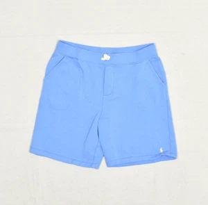 Polo Ralph Lauren Boy's Sweat Shorts Drawstring Solid Cotton Blue Size XL YOUTH - Picture 1 of 8