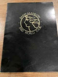 Vintage Barry Manilow 1980 World Tour Book Program - Picture 1 of 7