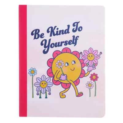 3 Pack Composition Notebook 9.75" x 7.5" 70 pages Be Kind To Yourself flowers - Image 1 of 4