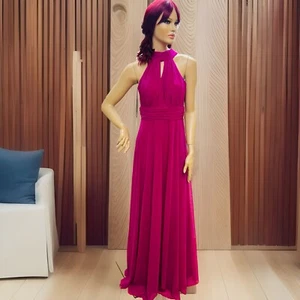 Women Formal Wedding Bridesmaid High-waist Party Ball Prom Gown Cocktail Dress - Picture 1 of 25