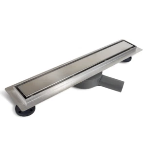 Duschrinnen Edelstahl 360 DRAIN 50-120 Silber Dusche Abflussrinne Bodenablauf - Bild 1 von 6