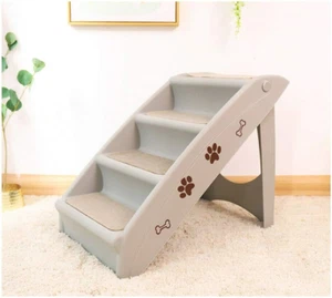 Pet Stairs Ramp Steps Portable Foldable Climbing Ladder Soft Washable Dog Cat... - Picture 1 of 12