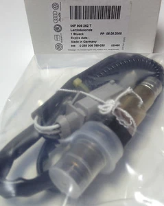 Nuevo original Audi A3 S3 A4 A5 A6 RS6 G5 R8 TT VW EOS Golf sonda lambda 06F906262T - Imagen 1 de 1