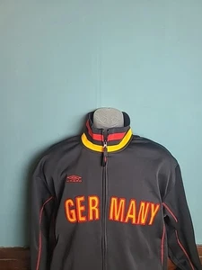 Umbro Germany Full Zip Track Men's Soccer Jacket Top Size Large L Vintage Y2K  - Picture 1 of 11