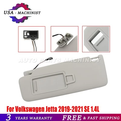 1Pc Left Sun Visor Panel 5GG857551 For Volkswagen Jetta 2019-2021 SE 1.4L USA - Image 1 of 4